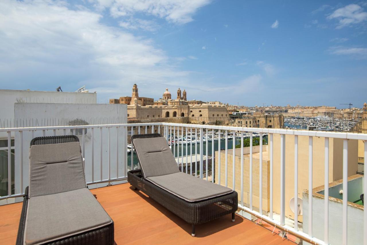 Traditional & Modern Maltese Townhouse - Rooftop Terrace And Sea Views, Close To Birgu Waterfront Cospicua Экстерьер фото